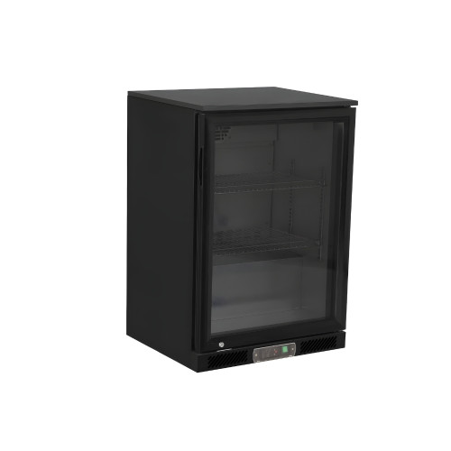 Back bar μονό με ανοιγόμενη πόρτα -  GN 126H Full black