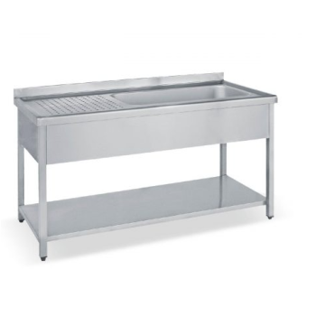 Λάντζα ανοιχτή 180x70x85 με 1 γούρνα 96x51x35