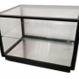 Βιτρίνα Θερμαινόμενη Αλουμινίου Μαυρη 100x45x45