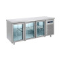 Ψυγείο πάγκος συντήρηση με 3 πόρτες τζαμιού GN
