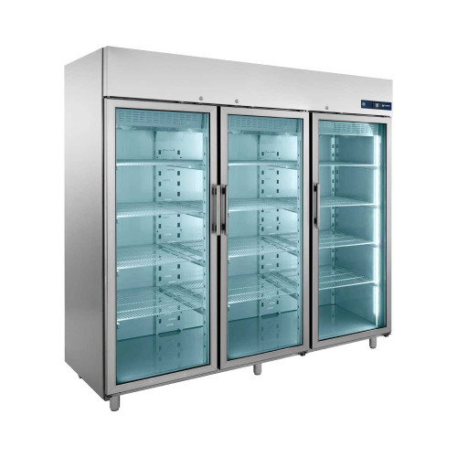 Θάλαμος βιτρίνα συντήρηση με 3 πόρτες τζαμιού