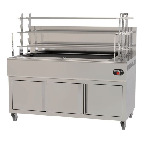 Επιδαπέδια ψησταριά κάρβουνου LG64 AISI 430