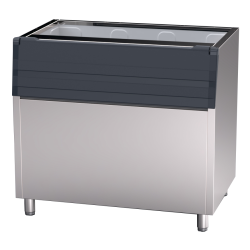 Ανοδείδωτη αποθήκη πάγου 350kg