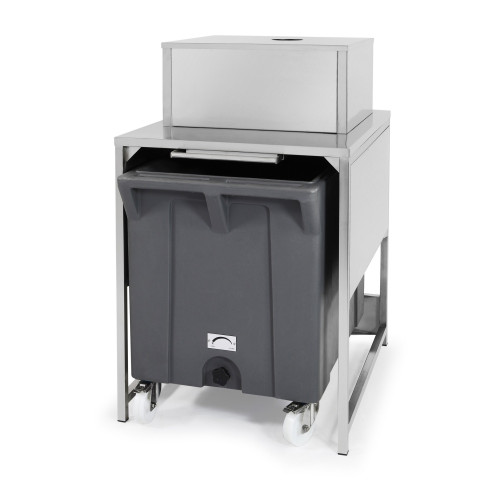 Αποθήκη κάδου με καρότσι 108kg