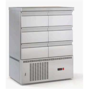 Ψυγειο Ψαριών με 6 συρτάρια 1/3