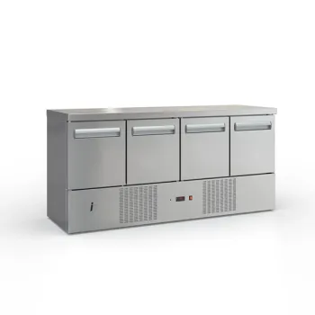 Ψυγείο πάγκος συντήρηση με 4 πόρτες 2/3 & μηχανή στο κάτω μέρος DOBROS