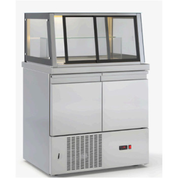 Επιδαπέδια βιτρίνα συντήρησης PANINI 2 πόρτες 2/3  DOBROS