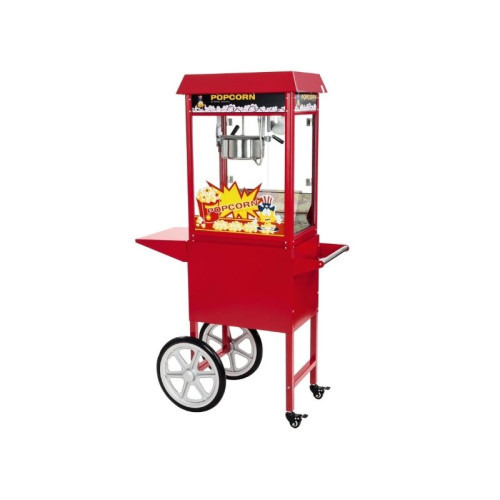 Μηχανή Popcorn 150g /1350W CE140-123 ΣΕΤ με καρότσι