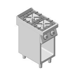 Κουζίνα Αερίου Επιτραπέζια με 2 Καυστήρες GICO Ιταλίας