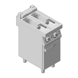 Φριτέζα Ηλεκτρική Μονή Επιδαπέδια 12Lt με Ηλεκτρονικό Πίνακα GICO Ιταλίας