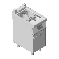 Φριτέζα Ηλεκτρική Μονή Επιδαπέδια 18Lt GICO Ιταλίας