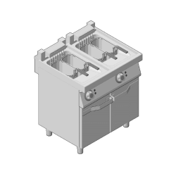 Φριτέζα Ηλεκτρική Μονή Επιδαπέδια 18Lt με Ηλεκτρονικό Πίνακα GICO Ιταλίας