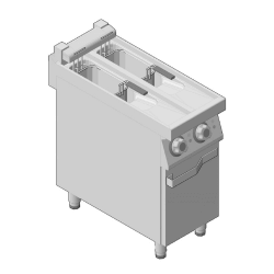 Φριτέζα Ηλεκτρική Μονή Επιδαπέδια 12Lt με Ηλεκτρονικό Πίνακα GICO Ιταλίας