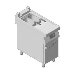 Φριτέζα Ηλεκτρική Μονή Επιδαπέδια 18Lt GICO Ιταλίας