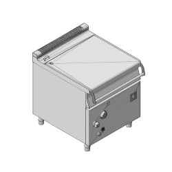 Ανατρεπόμενο Τηγάνι Αερίου Χειροκίνητο Επιδαπέδιο 80Lt GICO Ιταλίας