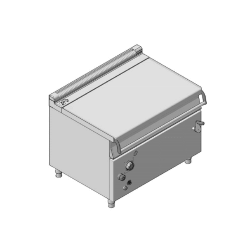 Ανατρεπόμενο Τηγάνι Αερίου Αυτόματο Επιδαπέδιο 80Lt GICO Ιταλίας