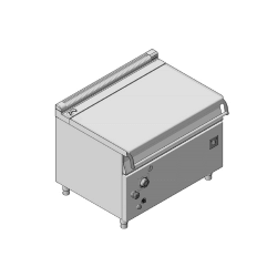 Ανατρεπόμενο Τηγάνι Αερίου Χειροκίνητο Επιδαπέδιο 120Lt GICO Ιταλίας