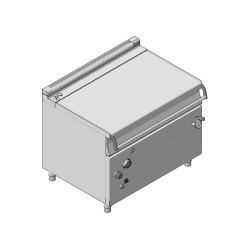 Ανατρεπόμενο Τηγάνι Αερίου Αυτόματο Επιδαπέδιο 120Lt GICO Ιταλίας