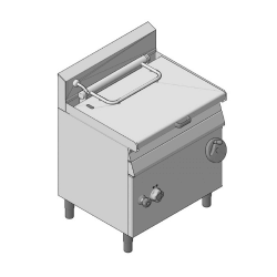 Ανατρεπόμενο Τηγάνι Αερίου Αυτόματο Επιδαπέδιο 150Lt GICO Ιταλίας