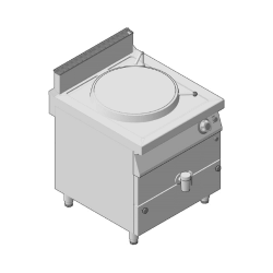 Βραστήρας Αερίου Επιδαπέδιος 50Lt Έμμεσης Θέρμανσης GICO Ιταλίας