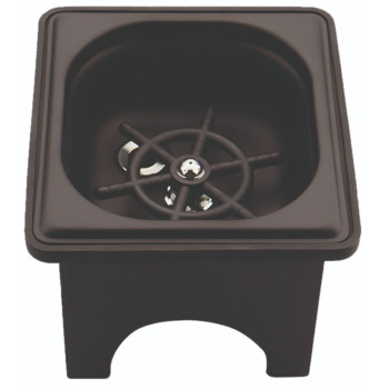 RINSER GN 1/6 ΜΑΥΡΟ ΙΝΟΧ ΜΕ ΒΑΣΗ