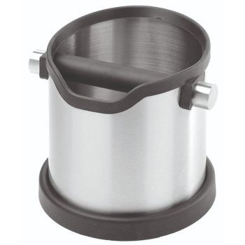 KNOCK BOX ΥΠΟΛΕΙΜΜΑΤΩΝ ΚΑΦΕ ΙΝΟΧ ΣΙΛΙΚΟΝΗΣ 18,5x16,5 CM