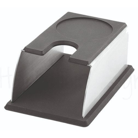 ΒΑΣΗ INOX ΓΙΑ ΤAMPER ΜΕ ΛΑΣΤΙΧΟ 14x9,2x6 CM