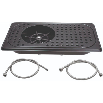 RINSER ΧΩΝΕΥΤΟ GN 1/3 ΙΝΟΧ ΜΕ ΣΧΑΡΑ ΜΑΥΡΟ