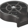 RINSER ΝΕΡΟΧΥΤΗ ΣΤΡΟΓΓΥΛΟ ΜΑΥΡΟ ΠΛΑΣΤΙΚΟ ABS 14x3 CM ΙΝΟΧ