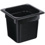 ΛΕΚΑΝΗ GASTRO 1/6 15CM POLYCARBONATE ΜΑΥΡΗ