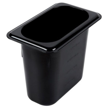 ΛΕΚΑΝΗ GASTRO 1/9 15CM POLYCARBONATE ΜΑΥΡΗ