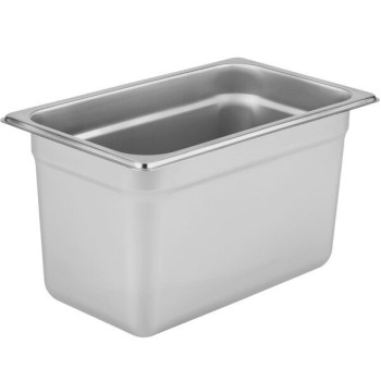 ΛΕΚΑΝΗ GASTRO 1/4 15 CM ΒΑΘΟΣ INOX 18/8