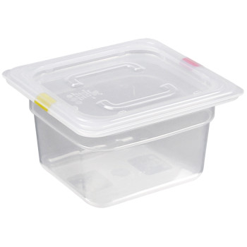 ΔΟΧΕΙΟ ΦΑΓΗΤΟΥ ΑΕΡΟΣΤΕΓΕΣ PP GN 1/6 ΒΑΘΟΣ 15CM 2,6LT