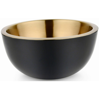 ΜΠΩΛ INOX ΔΙΠΛΟΤΟΙΧΟ ΜΑΥΡΟ ΧΡΥΣΟ 20Χ9,5 CM