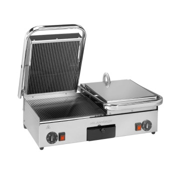 Τοστιέρα διπλή κεραμική ραβδωτή