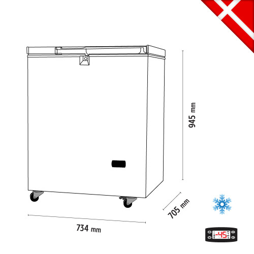 Καταψύκτης εργαστηρίου εώς -45°C
