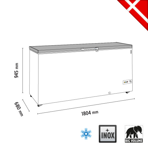 Καταψύκτης 1804x680x945mm