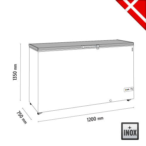 Καταψύκτης 1504x700x945mm