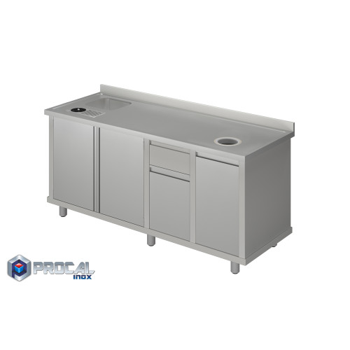 Ερμάριο καφέ 160x70x86|160x70x86