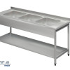 Open sink with 3 troughs 50x50x30|200X70X86