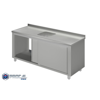 Λάντζα κλειστή με 1 γούρνα 40x40x25|240X70X86