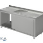 Λάντζα κλειστή με 1 γούρνα 50x50x30|240X70X86