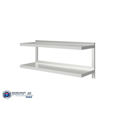 Επιτοίχια ραφιέρα διπλή 180x35x44|180x35x44