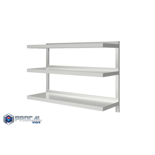 Επιτοίχια ραφιέρα τριπλή 140x35x81|140x35x81