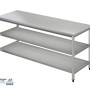 Πάγκος εργασίας με ενδιάμεσο ράφι 240x70x86|240X70X86