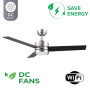 Ανεμιστήρας Οροφής DC με WI-Fi και Τηλεχειριστήριο Telemax CES523E5L Inox