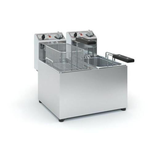 Φριτέζα διπλή Φ1004 2 x 3-4 Λίτρα 