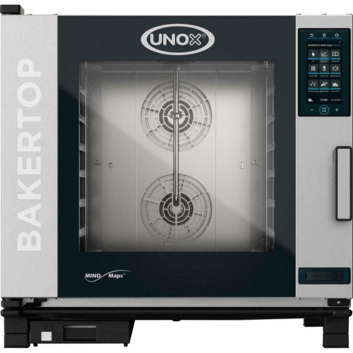 Φούρνος κυκλοθερμικός UNOX 6  λαμαρίνες 60x40 BAKERTOP MIND