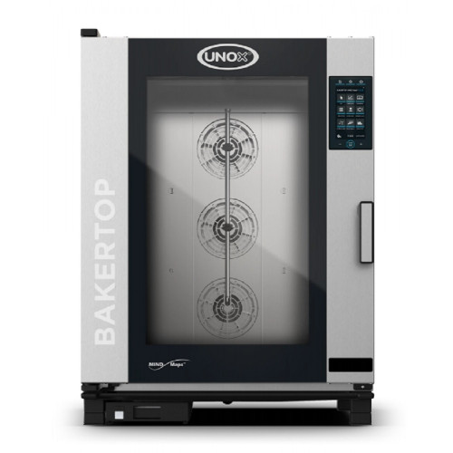 Φούρνος κυκλοθερμικός UNOX 10 λαμαρίνες 60x40 BAKERTOP MIND