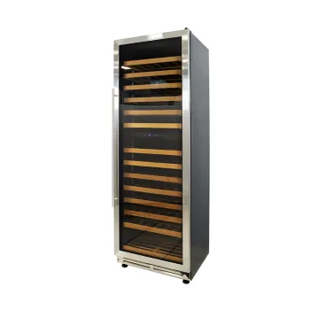 Επαγγελματική Βιτρίνα κρασιών διζωνική 88 φυάλες
